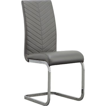 Murano Charcoal Side Chair