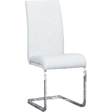 Veneto White Side Chair