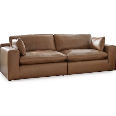 Dean Leather 2 Pcs Sofa