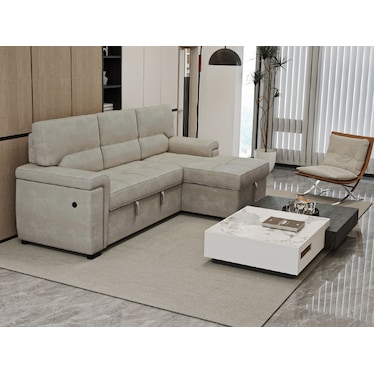 Derrick Left Sleeper Sectional