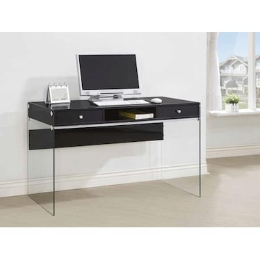 Romulo Black Writing Desk