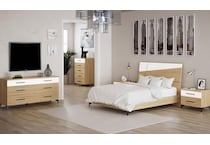 diagonal bedroom sets qpcs  