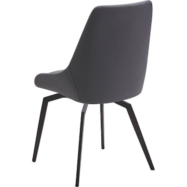 Dimitri Dark Gray Side Chair