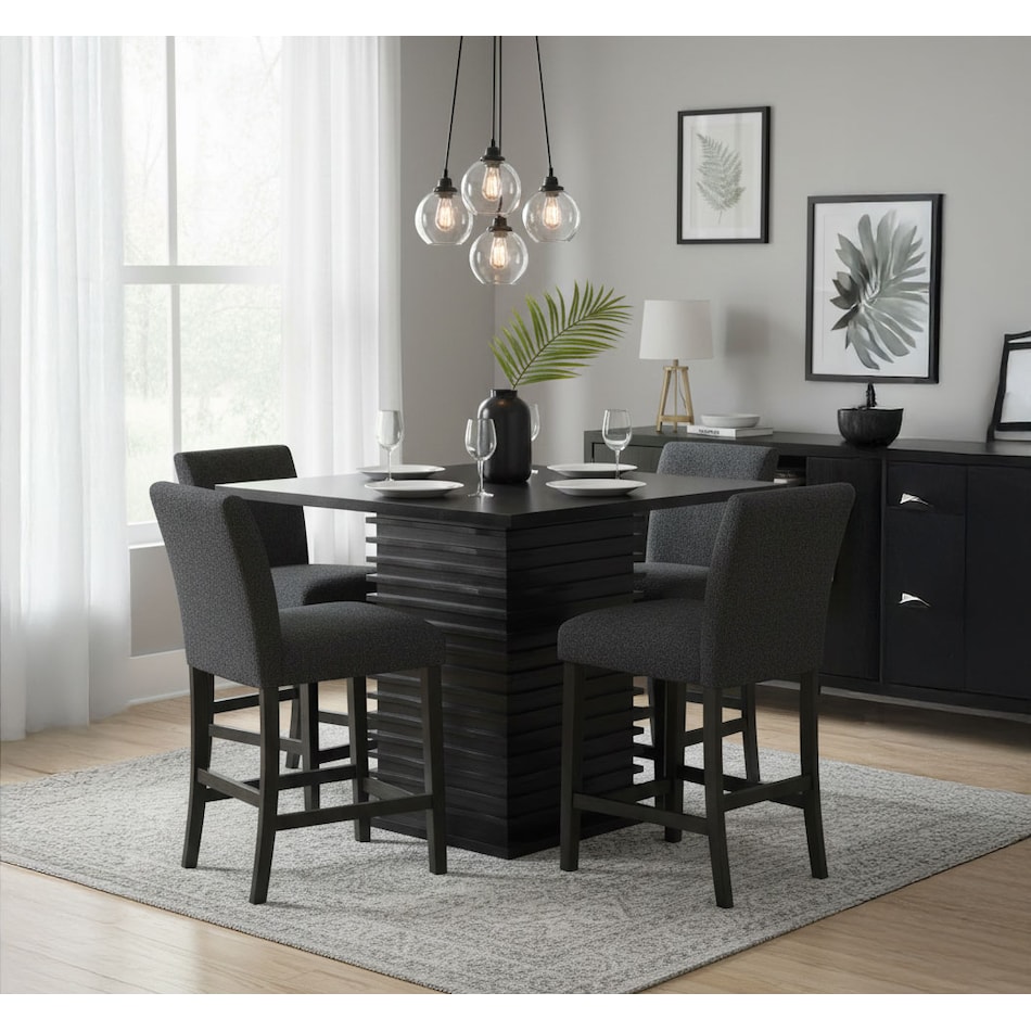 dining sets blk pcs  