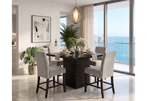 dining sets gry pcs  