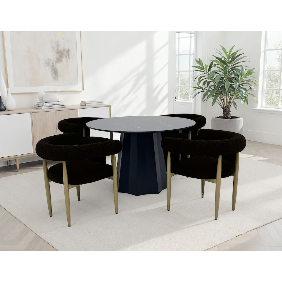 dining sets blk pcs  