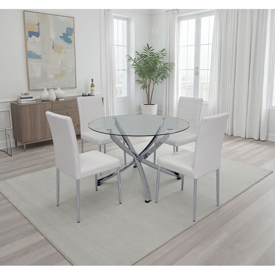 dining sets wht pcs  