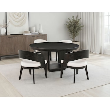 Dominic Round Dining 5 Pcs Set
