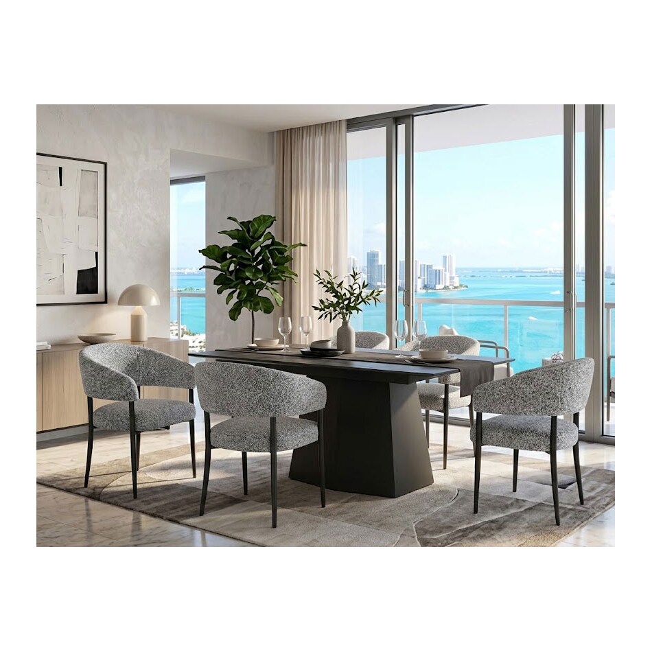 dining sets gry pcs  
