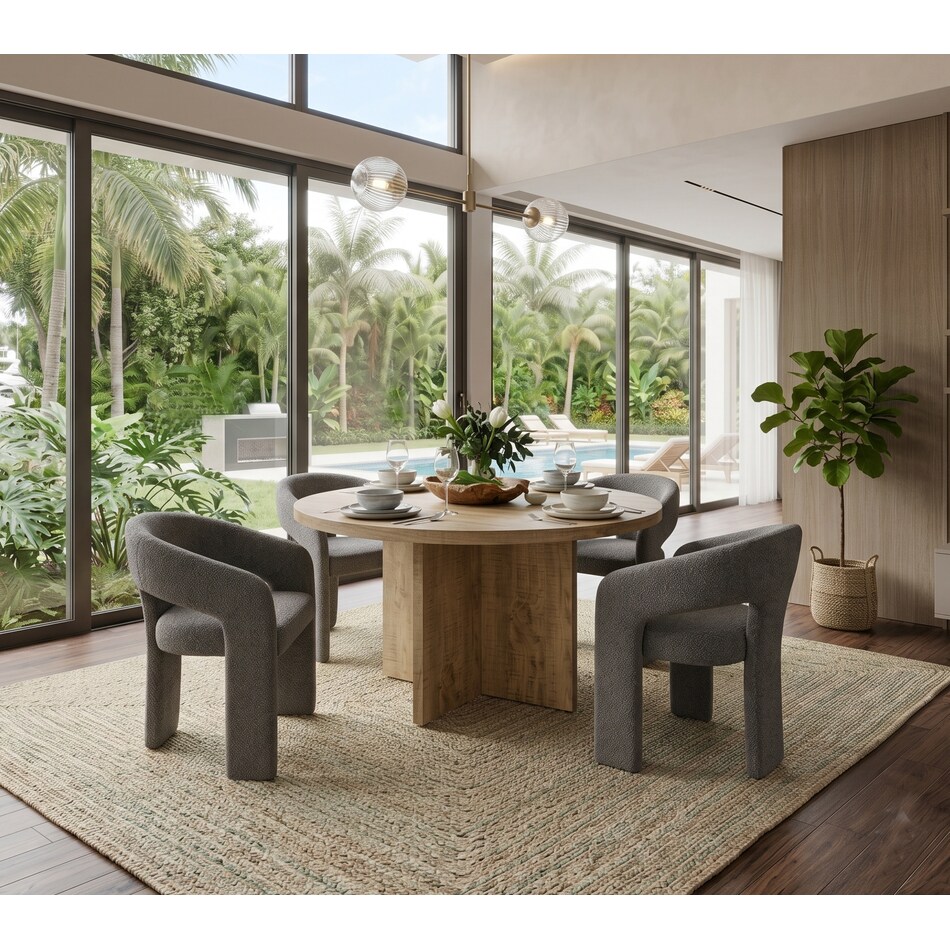dining sets gry pcs  