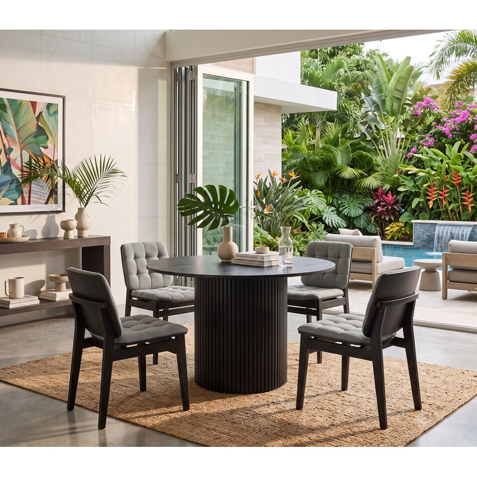 dining sets blk pcs  