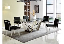 dining sets d d pcs blk  