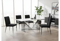 dining sets dtewhblk pcs  