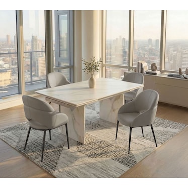 Georgia Gray Dining 5 Pcs Set