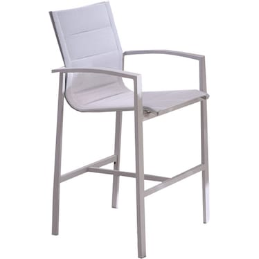 Caprera White Outdoor Bar Chair