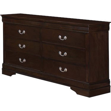 Louis Philippe Cappuccino Dresser