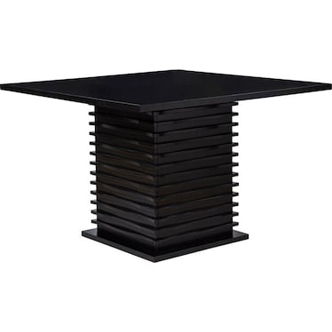 Carli Black 54" Counter Height Dining Table