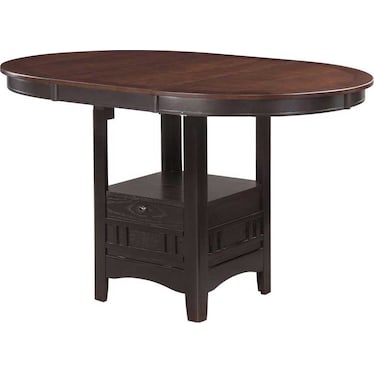 Lavon Chestnut 42" Extension Counter Height Dining Table