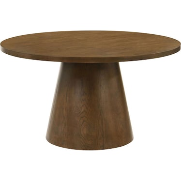 Calloway Brown 54" Round Dining Table