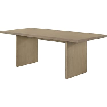 Valerio Natural Oak 82" Rectangular Dining Table