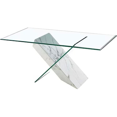 Napoli Marble Rectangular 78" Dining Table