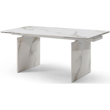 Georgia Ceramic Top 71" Extendable Dining Table