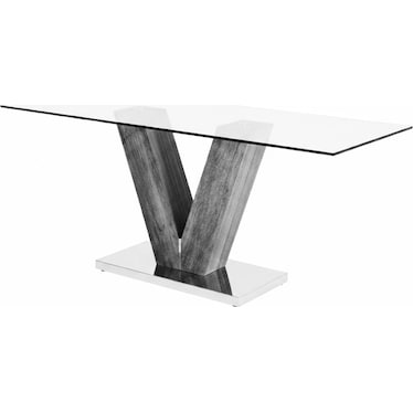 Veneto 63" Grey Dining Table