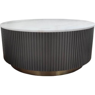 Dumont Round Marble Top Coffee Table