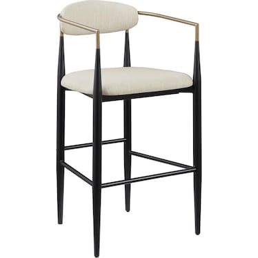 Dunaway Beige 30" Bar Stool