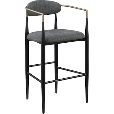 Dunaway Dark Grey 30" Bar Stool