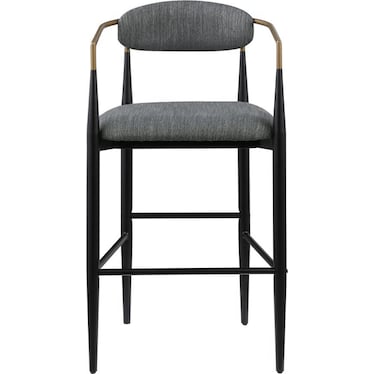 Dunaway Dark Grey 30" Bar Stool