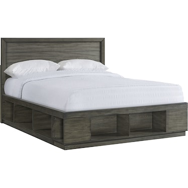 Elation Open Storage King Bed