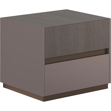 Elisa Oyster Taupe Nightstand