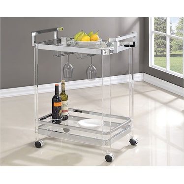 Ellen 2-Tier Bar Cart