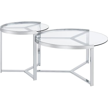 Elowen 2 Pcs Nesting Coffee Tables