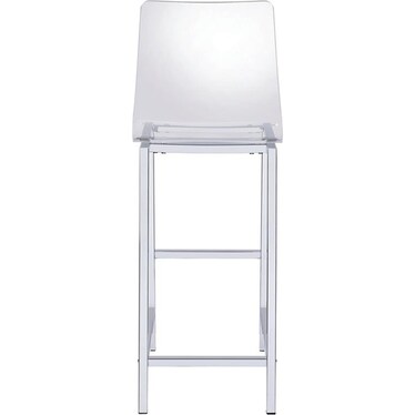 Elza Acrylic 30" Counter Height Barstool