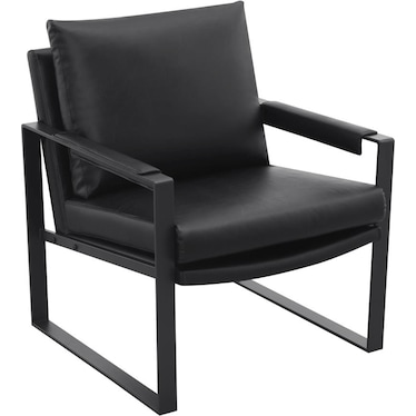 Estelle Black Accent Chair