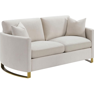 Evans Arched Arm Loveseat