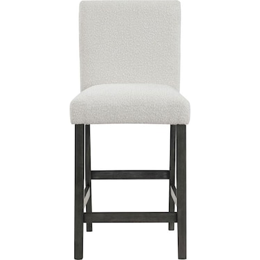 Everett Boucle Upholstered Counter Stool