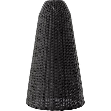 Baras Black Outdoor Pendant Shade