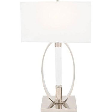 Sparkling Crystal & Chrome Table Lamp