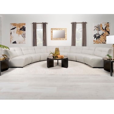 Florence Curved 8 Pcs Sectional