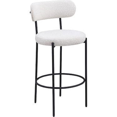 Gael Cream Boucle 25" Bar Stool