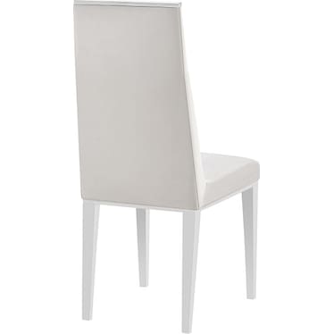 Giselle Silver Velvet Side Chair