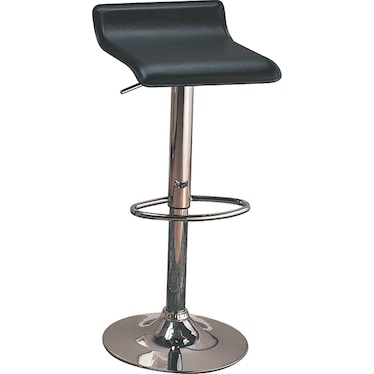 Glee Black Adjustable Stool