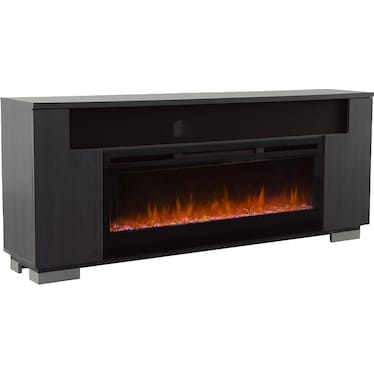 Haley Gray 76" Electric Fireplace