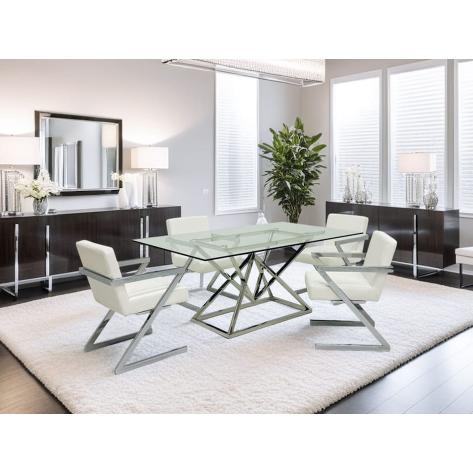 harlow dining sets wht pcs  