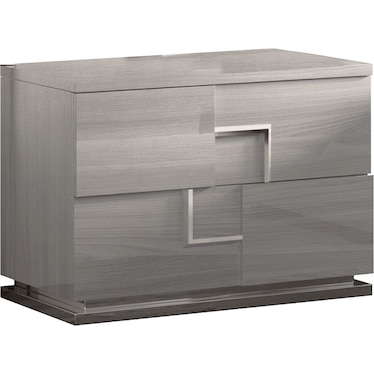 Infinity Gray Nightstand