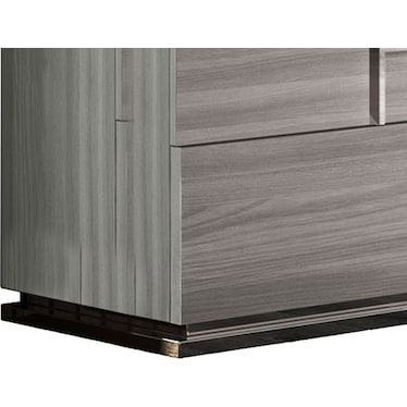 Infinity Gray Nightstand