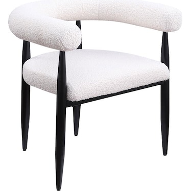 Jayden Cream Boucle Arm Chair